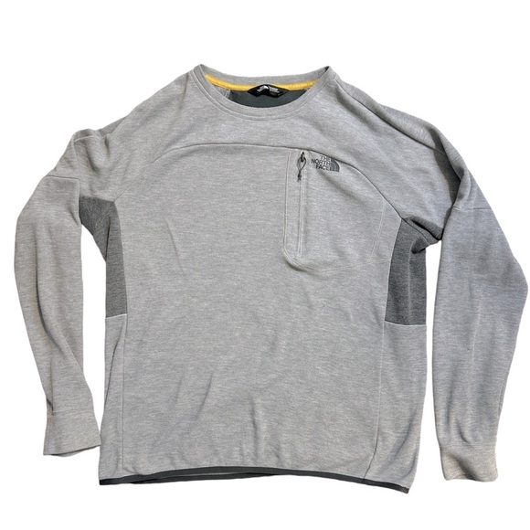 The North Face Slacker Crew Neck‎  Sports Stretch Gray Men’s Size Medium - Picture 4 of 9